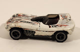 2004 Hot Wheels Final Run Cat-A-Pult White Die Cast Toy Car Vehicle