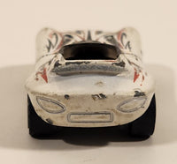 2004 Hot Wheels Final Run Cat-A-Pult White Die Cast Toy Car Vehicle