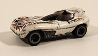 2004 Hot Wheels Final Run Cat-A-Pult White Die Cast Toy Car Vehicle