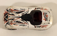 2004 Hot Wheels Final Run Cat-A-Pult White Die Cast Toy Car Vehicle