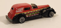 1998 Hot Wheels Tropicool '35 Classic Caddy Jammin' Tours Red Die Cast Toy Car Vehicle