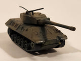 Rare Yatming No. 1101 Tank Green and Brown Camouflage Die Cast Toy Car Vehicle