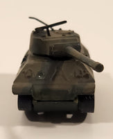 Rare Yatming No. 1101 Tank Green and Brown Camouflage Die Cast Toy Car Vehicle