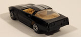 Yatming No. 1038 Chevrolet Corvette Black Die Cast Toy Car Vehicle