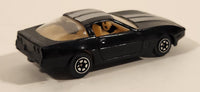 Yatming No. 1038 Chevrolet Corvette Black Die Cast Toy Car Vehicle