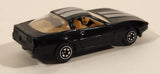 Yatming No. 1038 Chevrolet Corvette Black Die Cast Toy Car Vehicle