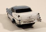 2002 Funline Muscle Machines 1956 Old 88 Blue and White Die Cast Toy Car Vehicle Missing The Engine