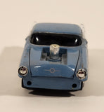 2002 Funline Muscle Machines 1956 Old 88 Blue and White Die Cast Toy Car Vehicle Missing The Engine