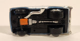 2002 Funline Muscle Machines 1956 Old 88 Blue and White Die Cast Toy Car Vehicle Missing The Engine