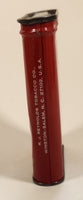 Vintage Prince Albert Crimp Cut Long Burning Pipe And Cigarette Red Hinged 1 5/8 Oz. Tobacco Tin