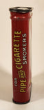Vintage Prince Albert Crimp Cut Long Burning Pipe And Cigarette Red Hinged 1 5/8 Oz. Tobacco Tin