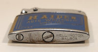 Vintage 1950s Balboa Wellington Haiden Auto Wrecking Since 1909 San Francisco Blue Enamel Lighter