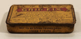 Vintage Dr Reid's Grip Fix For Colds and La Grippe Small Tin Metal Container Western Wholesale Drug Ltd. Vancouver, B.C.
