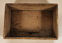 Antique The American Crayon Company Sandusky Ohio New York Old Faithful Sterling White Chalk Wood Box