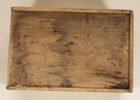 Antique The American Crayon Company Sandusky Ohio New York Old Faithful Sterling White Chalk Wood Box