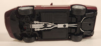 Maisto 1992 Corvette ZR-1 Burgundy Purple 1/18 Scale Die Cast Toy Car Vehicle with Opening Doors Hood Trunk