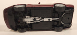 Maisto 1992 Corvette ZR-1 Burgundy Purple 1/18 Scale Die Cast Toy Car Vehicle with Opening Doors Hood Trunk