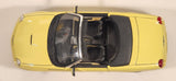 Masito Ford Thunderbird Yellow 1/18 Scale Die Cast Toy Car Vehicle with Opening Doors Hood Trunk