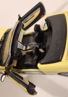 Masito Ford Thunderbird Yellow 1/18 Scale Die Cast Toy Car Vehicle with Opening Doors Hood Trunk