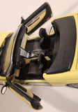 Masito Ford Thunderbird Yellow 1/18 Scale Die Cast Toy Car Vehicle with Opening Doors Hood Trunk