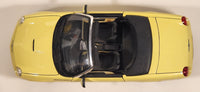Masito Ford Thunderbird Yellow 1/18 Scale Die Cast Toy Car Vehicle with Opening Doors Hood Trunk