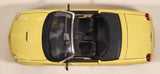 Masito Ford Thunderbird Yellow 1/18 Scale Die Cast Toy Car Vehicle with Opening Doors Hood Trunk