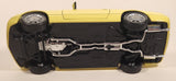 Masito Ford Thunderbird Yellow 1/18 Scale Die Cast Toy Car Vehicle with Opening Doors Hood Trunk