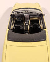 Masito Ford Thunderbird Yellow 1/18 Scale Die Cast Toy Car Vehicle with Opening Doors Hood Trunk Missing Mirrors
