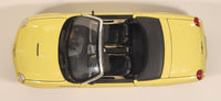 Masito Ford Thunderbird Yellow 1/18 Scale Die Cast Toy Car Vehicle with Opening Doors Hood Trunk Missing Mirrors
