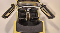 Masito Ford Thunderbird Yellow 1/18 Scale Die Cast Toy Car Vehicle with Opening Doors Hood Trunk Missing Mirrors