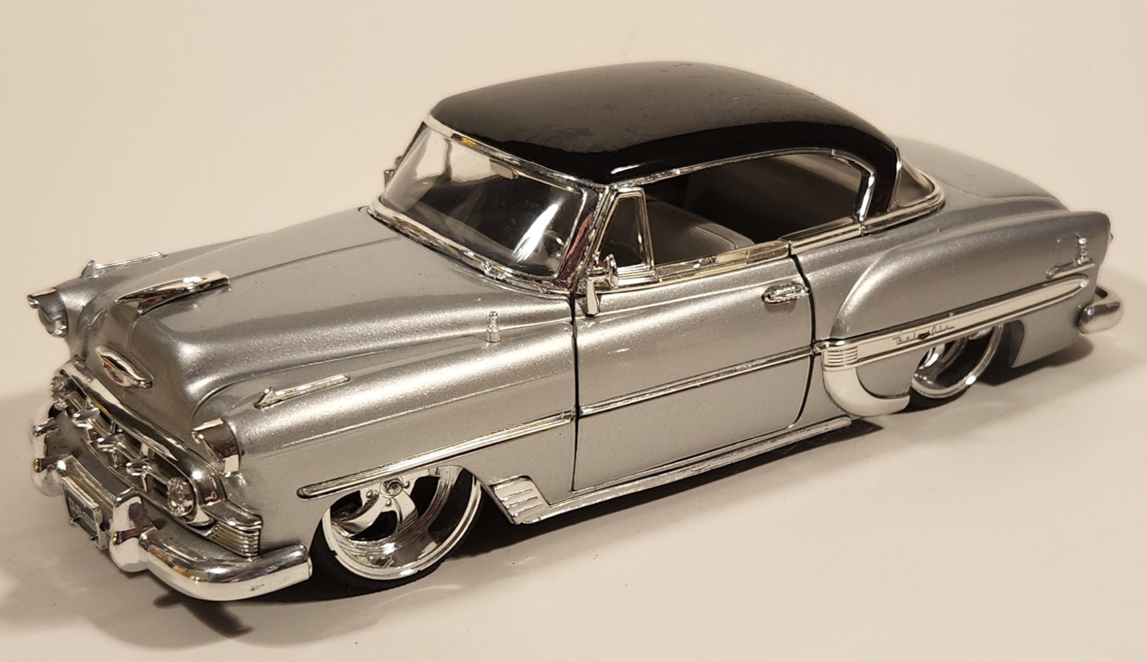 Jada Dub City 1953 Chevrolet Bel Air Silver with Black Roof