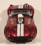 Jada Toys No. 30978 1965 Shelby Cobra 427 S/C Snake Bite Red 1/24 Scale Die Cast Toy Car Vehicle with Opening Doors Hood Trunk