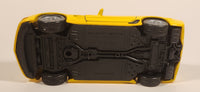 Maisto 2002 Corvette Yellow 1/24 Scale Die Cast Toy Car Vehicle with Opening Doors and Hood