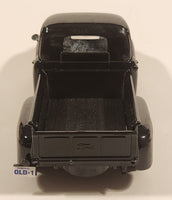 Maisto 1948 Ford F1 Pickup Truck Black 1/24 Scale Die Cast Toy Car Vehicle with Opening Tailgate