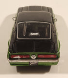 Maisto Custom Shop 1987 Ford Mustang GT Green and Black 1/24 Scale Die Cast Toy Car Vehicle with Opening Doors Hood Trunk