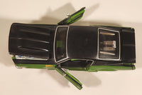 Maisto Custom Shop 1987 Ford Mustang GT Green and Black 1/24 Scale Die Cast Toy Car Vehicle with Opening Doors Hood Trunk