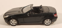 Masito Mercedes Benz SLK Convertible Dark Green 1/18 Scale Die Cast Toy Car Vehicle with Opening Doors Hood Trunk