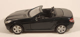 Masito Mercedes Benz SLK Convertible Dark Green 1/18 Scale Die Cast Toy Car Vehicle with Opening Doors Hood Trunk