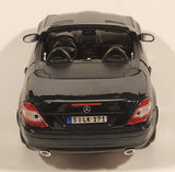 Masito Mercedes Benz SLK Convertible Dark Green 1/18 Scale Die Cast Toy Car Vehicle with Opening Doors Hood Trunk