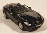 Masito Mercedes Benz SLK Convertible Dark Green 1/18 Scale Die Cast Toy Car Vehicle with Opening Doors Hood Trunk