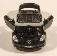 Masito Mercedes Benz SLK Convertible Dark Green 1/18 Scale Die Cast Toy Car Vehicle with Opening Doors Hood Trunk