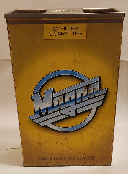 magna cigarettes Vintage 1980s R.J. Reynolds Tobacco Co Winston-Salem NC Magna 20 Class A  Filter Cigarettes Yellow 24