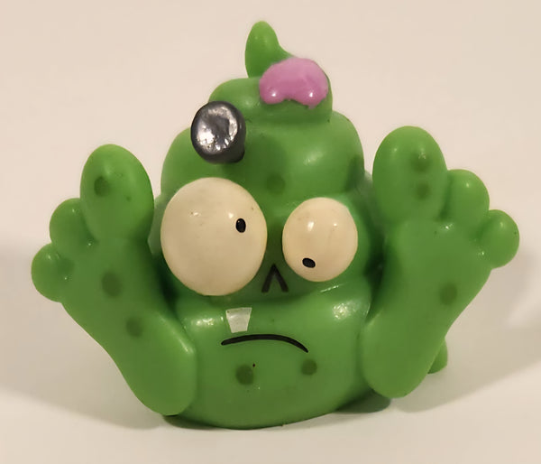 2017 Fun 2 Play Green Poo-nicorn with Crazy Eyes 1 3/8" Squishy Emoji Figure Pencil Topper