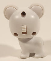 2018 Jazwares Feisty Pets Mini Misfits Karl the Snarl Polar Bear 1 7/8" Toy Figure with Moving Mouth and Eyes