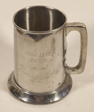 Vintage 1974 Marlboro Pewter Canada Travel Alberta Staff Metal Beer Mug Cup (Missing the Clear Bottom)