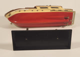 Vintage Waco Caribbean Cruiser Boat Yacht AM Transistor Radio with Stand and Life Boat Tested and Working