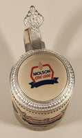 Ceramarte Brazil Molson 1786-1986 200 Years of Excellence Beer Stein Mug with Metal Lid