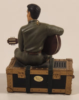 2000 Carlton Cards EPE Elvis Presley A Long Way From Home U.S. Army Singing Christmas Ornament