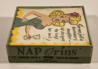 Vintage 1951 Monogram of California Giftcraft Nap Grins 12 Napkins With A Sense of Humor New In Box
