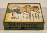 Vintage 1951 Monogram of California Giftcraft Nap Grins 12 Napkins With A Sense of Humor New In Box